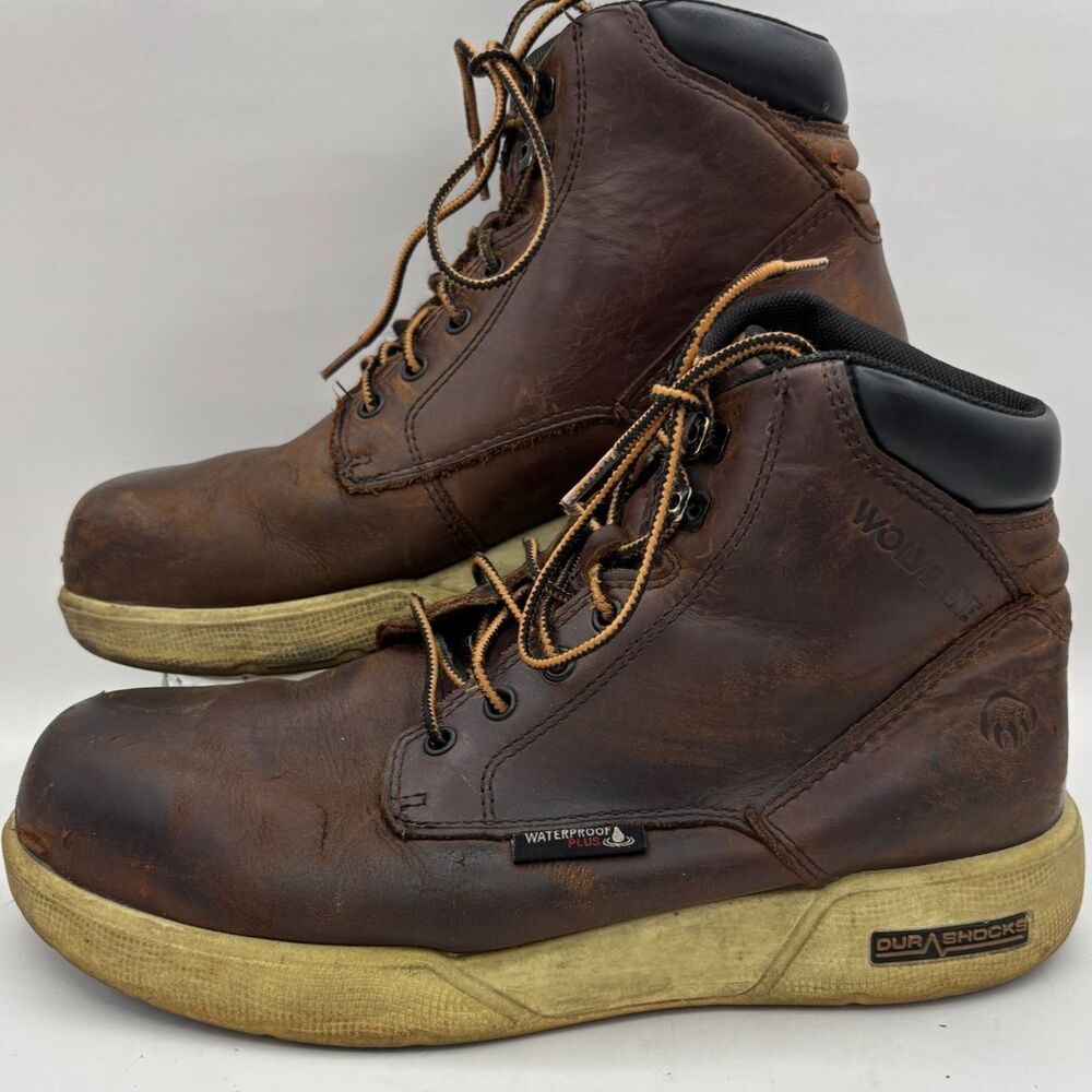 Wolverine Kickstart Mens 9.5 M Waterproof Composite Toe Work Boots W080036